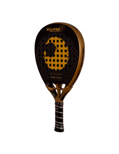 Pala de pádel middle moon eclipse 9 gold attack 12k