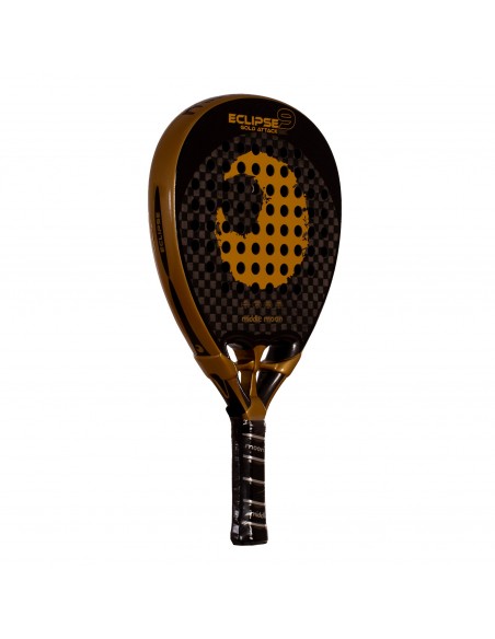 Pala de pádel middle moon eclipse 9 gold attack 12k