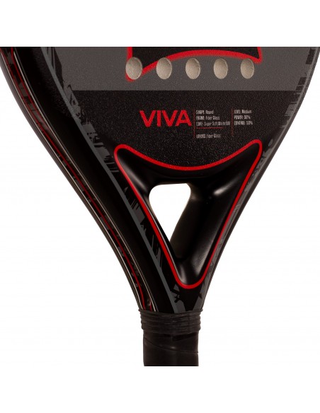 Pala de pádel black crown viva