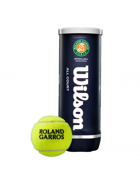 Bote de 3 pelotas tenis wilson roland garros all Bote de 3 pelotas tenis wilson roland garros all