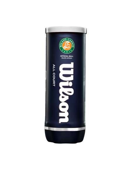 Bote de 3 pelotas tenis wilson roland garros all Bote de 3 pelotas tenis wilson roland garros all