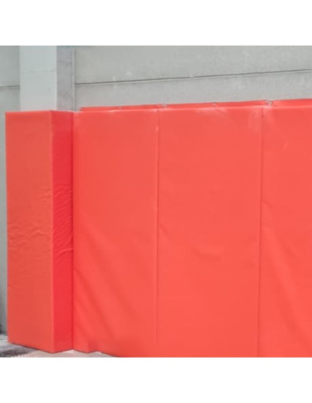 Metro lineal de panel tapizado con lona para proteccion de 2m altura y grosor 60mm