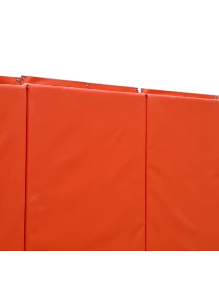 Metro lineal de panel tapizado con lona para proteccion de 2m altura y grosor 60mm