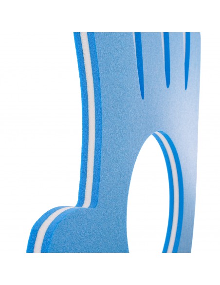 Tapiz con forma mano 3 cm bicolor