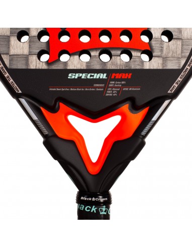 Pala de pádel black crown special max