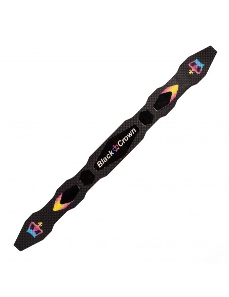 Protector de pala de pádel black crown vibranium negro