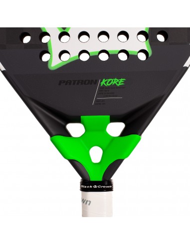 Pala de pádel black crown patron kore