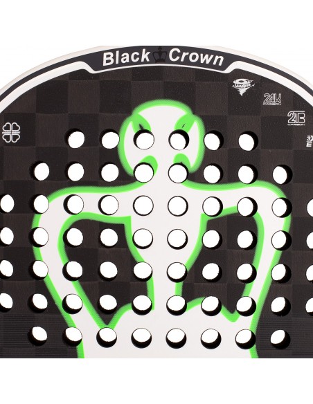 Pala de pádel black crown patron kore