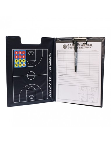 Carpeta táctica profesional a4 baloncesto