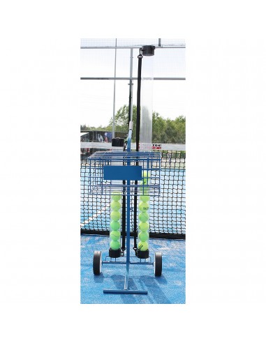 Carro portapelotas tenis/pádel 80 pelotas softee