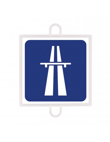 Panel de señalización tráfico de indicación nº 5 autopista