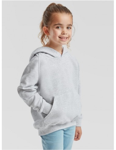 Sudadera infantil fruit of the loom lightweight hooded sweat