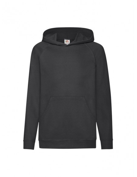 Sudadera infantil fruit of the loom lightweight hooded sweat