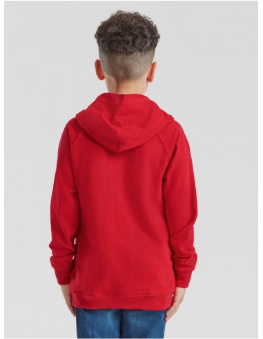 Sudadera infantil fruit of the loom lightweight hooded sweat