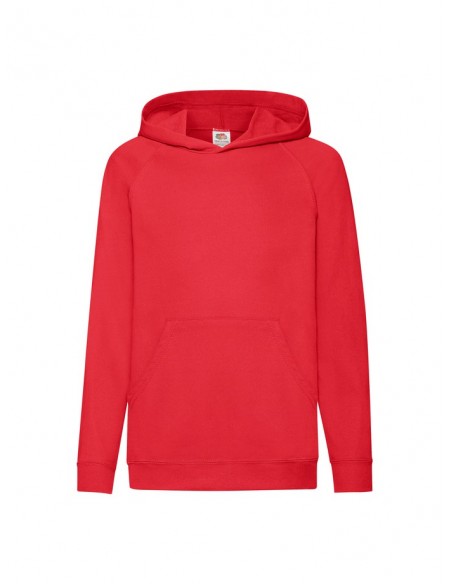 Sudadera infantil fruit of the loom lightweight hooded sweat