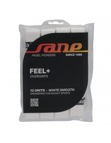 Blister de 12 overgrips sane lisos blancos