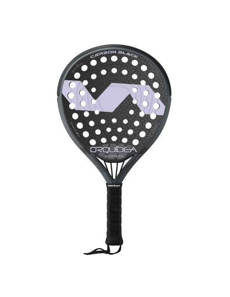 Pala de pádel varlion lw carbon black orquidea