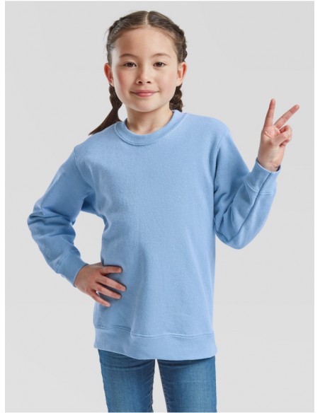 Sudadera fruit of the loom infantil classic  set-in sweat