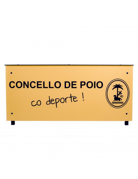 Mesa anotadores completa fenólico 12 mm color personalizable