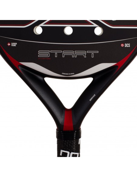 Pala de pádel nox start black ex js