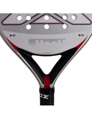 Pala de pádel nox start grey ex js