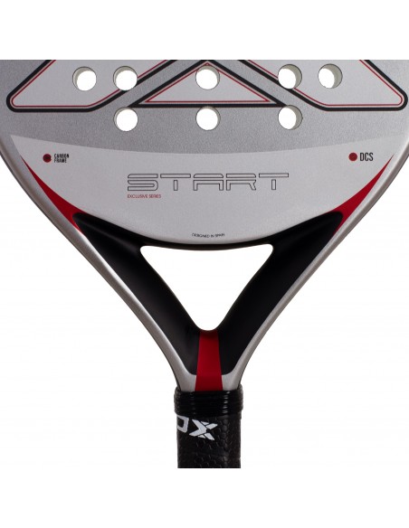 Pala de pádel nox start grey ex js