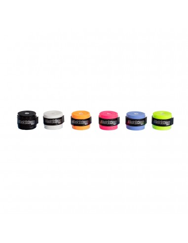 Tarro 60 overgrips black crown perforados multicolor