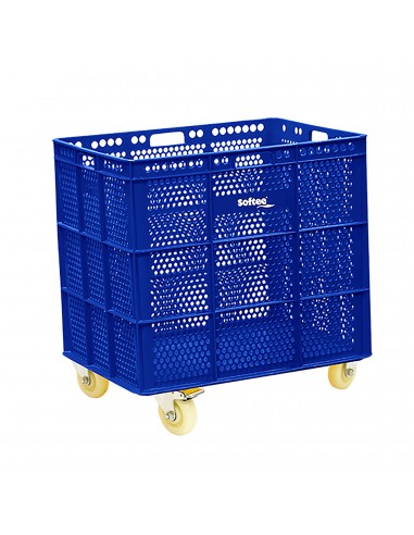 Banasta con ruedas inox