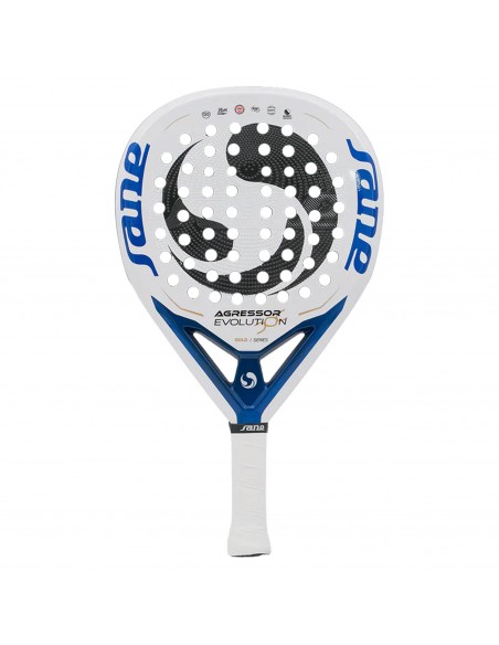 Pala de pádel sane agressor evolution gold