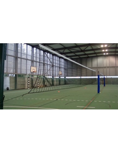 Juego 3 postes voleibol fijos para pista doble