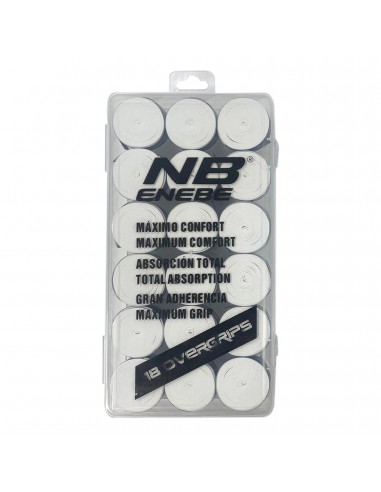 Pack  de 18 overgrips lisos enebe
