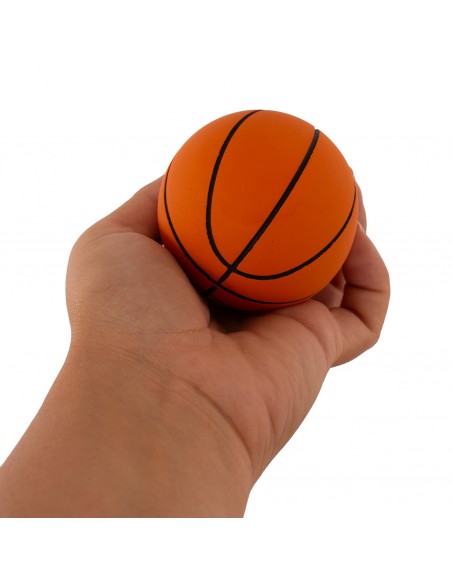 Pelota con forma de balón de baloncesto 6cm