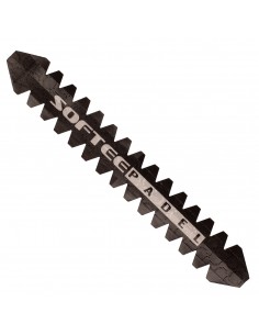 Protector de pala de pádel softee padel pro dentado negro