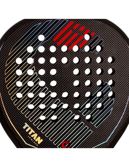 Pala de pádel vibor-a titan 3k black
