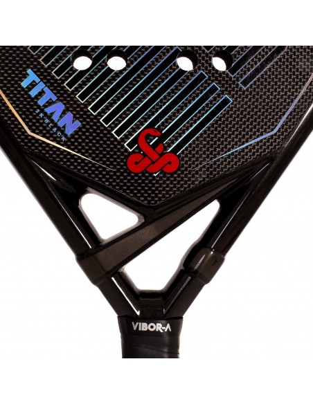 Pala de pádel vibor-a titan 3k black