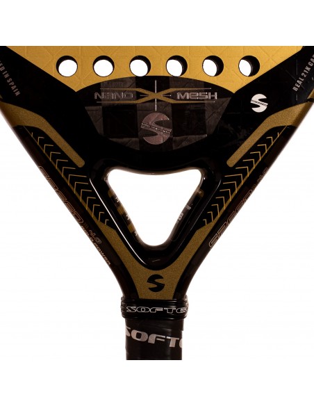 Pala de pádel softee speed gold power 4.0 nano mesh