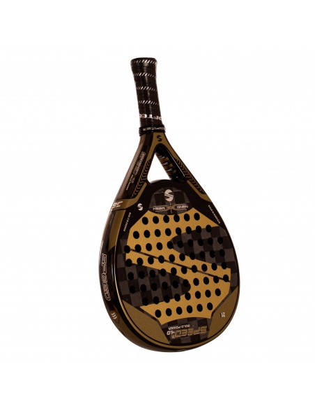 Pala de pádel softee speed gold power 4.0 nano mesh