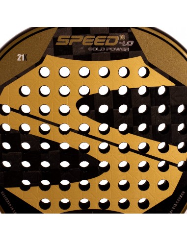 Pala de pádel softee speed gold power 4.0 nano mesh