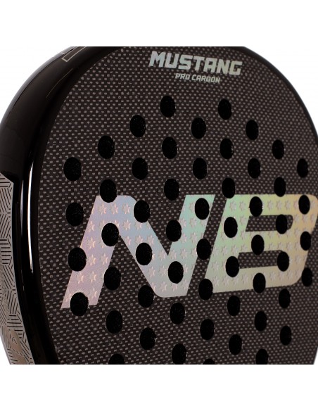 Pala de pádel enebe mustang silver 3k