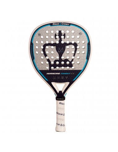 Pala de pádel black crown hurricane comfort 4.0