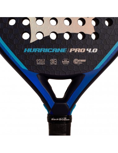 Pala de pádel black crown hurricane pro 4.0