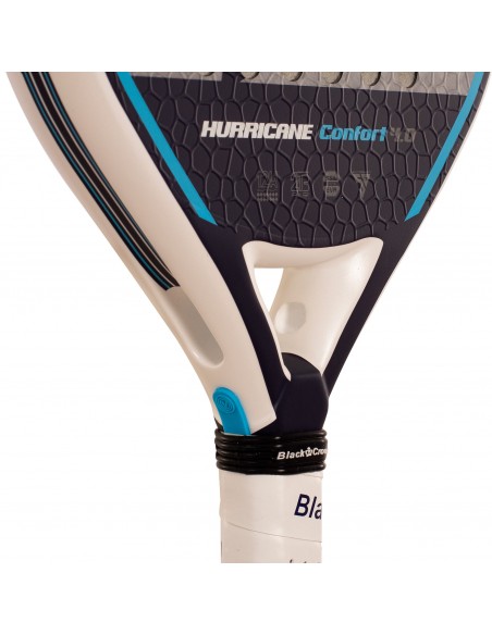 Pala de pádel black crown hurricane comfort 4.0