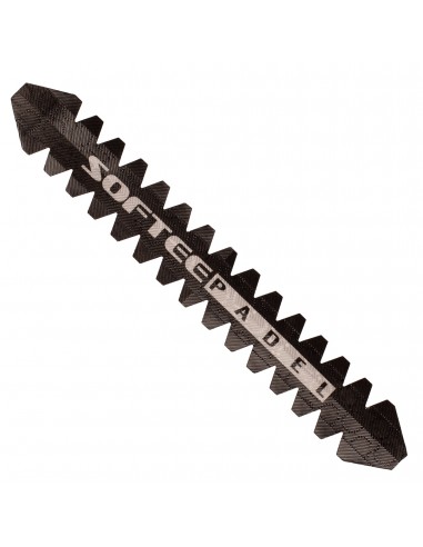 Protector de pala de pádel softee padel pro dentado negro