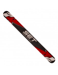 Protector de pala de pádel set redondo rojo