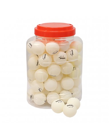 Tarro 60 pelotas tenis de mesa softee 40mm