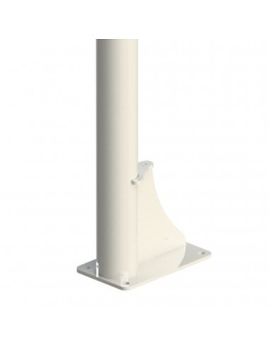 Juego canastas minibasket monotubo new tubo 114 mm fijas con base para anclaje-sin tablero, aro