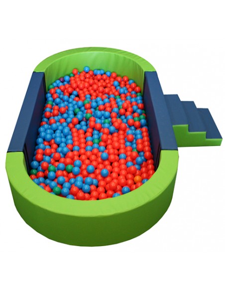 Piscina ovalada llenado pelotas, 300x150x40cm alto x 15cm ancho Piscina ovalada llenado pelotas, 300x150x40cm alto x 15cm ancho