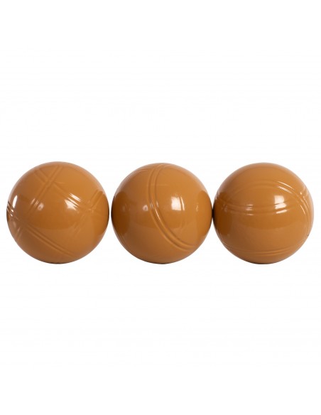 Juego de petanca profesional bronze (2 líneas)