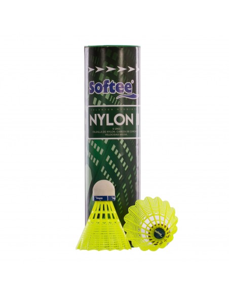 Volantes badminton softee nylon ii 6uds