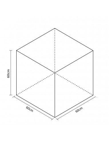 Figura cuadrado 60cm